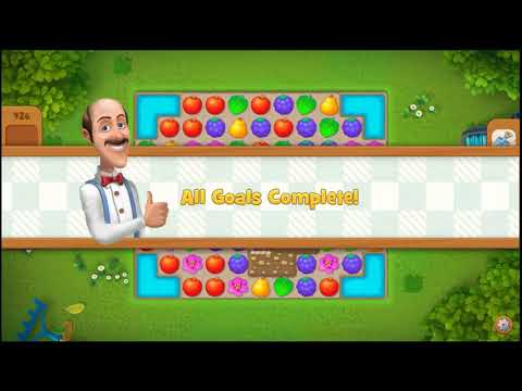 Gardenscapes Level 926 No Booster 🌲 l MiniGames