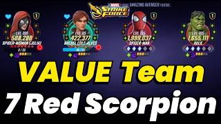 Download lagu SCORPION BREAKER HACKS! VALUE Avengers! 7 Red Stars & Top 1000 FTP! Aug 2026 | MARVEL Strike Force mp3