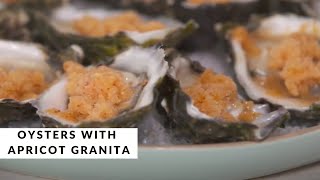 Oysters With Apricot Granita by Emma Dean