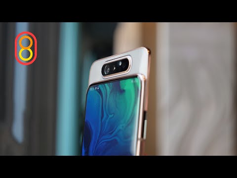 Смартфон Samsung Galaxy A80 8/128Gb серебристый - Видео