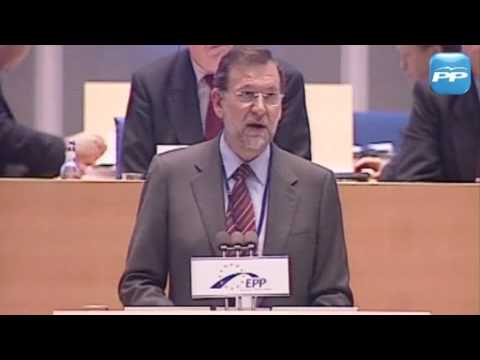 Mariano Rajoy interviene en el XIX Congreso Estatutario del PPE