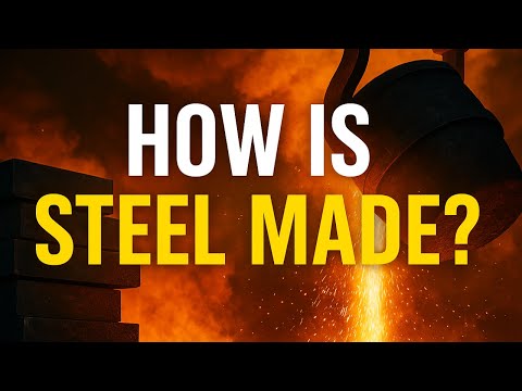 How Steel Is Made – From Iron Ore to Modern Steel Mills | Full Steelmaking Process Explained