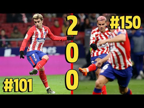 All of Griezmann’s 200 goals as an Atlético de Madrid player: from 101 to 150
