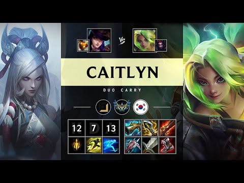 Caitlyn ADC vs Zeri - KR Challenger Patch 25.19