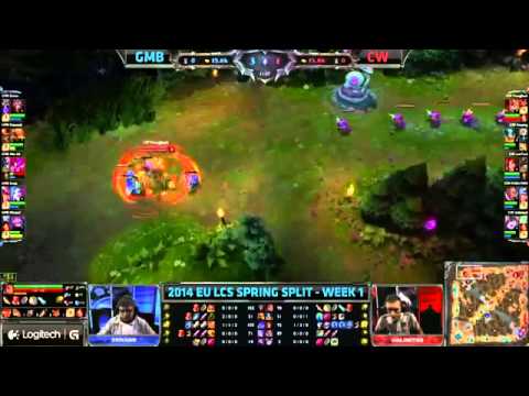 Gambit Gaming vs Copenhagen Wolves | GMB vs CW | Season 4 EU LCS Spring Split W1D1 [HQ]