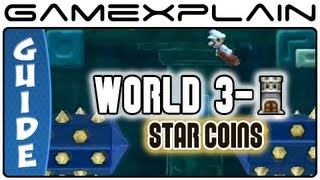 New Super Mario Bros. 2:  World 3 Fortress Star Coin Guide & Walkthrough