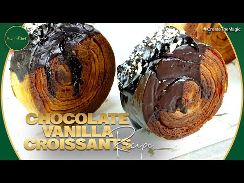Delicious Chocolate Vanilla Croissants Recipe | Step-by-Step Guide by SuperChef
