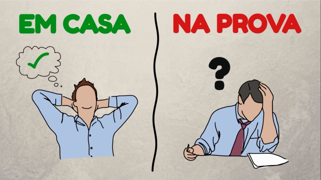 É por esse motivo que você não lembra o que estudou na hora da prova...