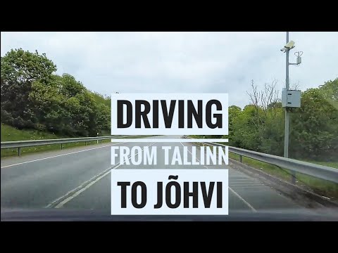 Driving from Tallinn to Jõhvi - pure relaxing driving meditation with electric VW ID3 31.05.2021