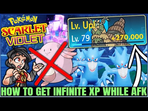 New INFINITE XP Trick - Get Level 100 FAST While AFK & Tera Raid Guide - Pokemon Scarlet Violet!