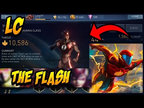 THE FLASH Rank Up !!! - FULL GEARS !! - Injustice 2 Mobile