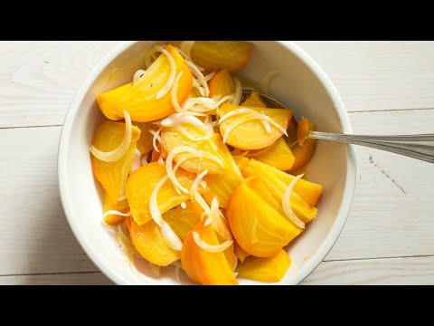Oven Roasted Golden Yellow Beets Recipe - SWEET! - Eat Simple Food