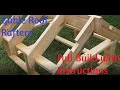 Complete Gable Roof Build!  Full instructions for beginners!