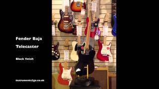 Video thumbnail for Fender Classic Player Baja Telecaster Black 360° View by A&C Hamilton Musical Instruments