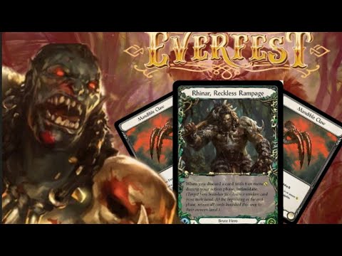 Top 4 Pro Quest Rhinar Deck Profile - Everfest