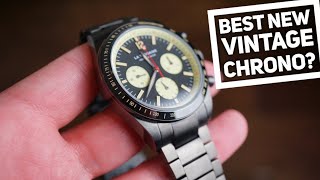 Best Vintage Mechanical Chronograph Under $500? La Touraine Heritage Racer