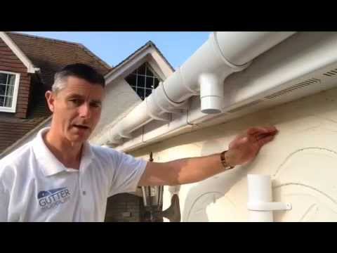 How to make a swan neck for rainwater downpipe