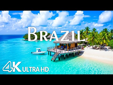 BRAZIL 4K UHD - Incredible Scenes, Vibrant Culture & Hidden Travel Gems with Relaxing Music