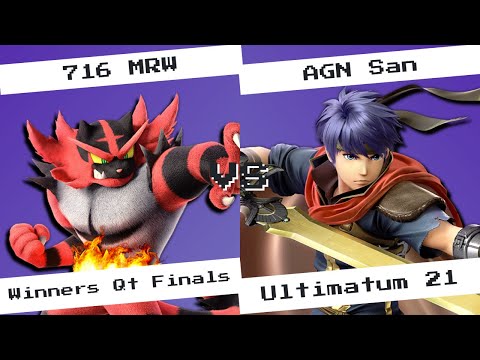 716 I MRW VS AGN I San [SINGLES Winner's Quarter Finals Ultimatum 21]