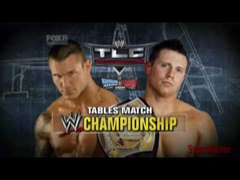WWE  TLC 12/19/10  Match Card + Official Theme Song
