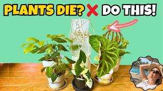 Don't Let Your Plants Die This Holiday! (Do THIS Before You Leave)