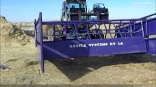 Purple Cattle Feeder