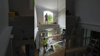 Here's a Time Lapse video of a giant Infinity from Marvin Fiberglass window being installed.