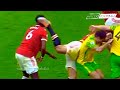 Maguire head kicking Pogba