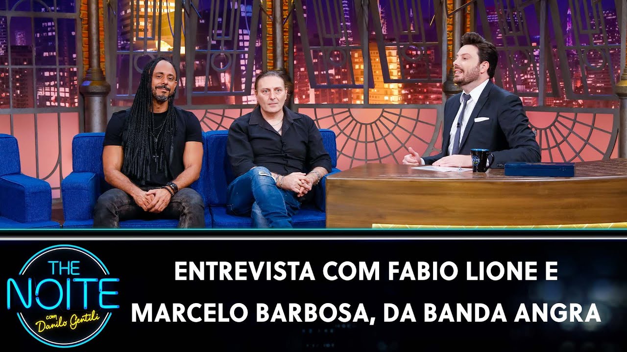 Entrevista com Fabio Lione e Marcelo Barbosa, da banda Angra | The Noite (10/12/21)