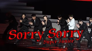 [4K] 《Sorry Sorry》Super Junior SUPERSHOW10 in Hong Kong 