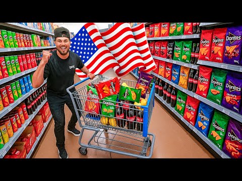 PRIMEIRA VEZ FAZENDO COMPRAS NOS ESTADOS UNIDOS NO WALMART “ paguei em dólar 💵 “ 😱