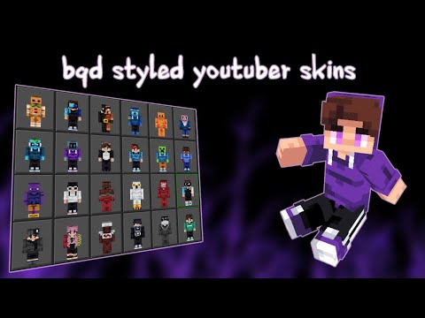 Insane 30 Hive YouTuber Skins! PC Only!