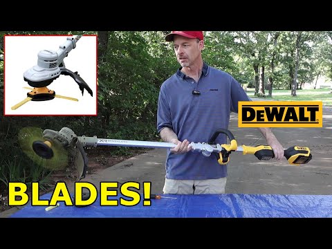 BLADES! Convert Dewalt 20V string trimmer to BLADES!
