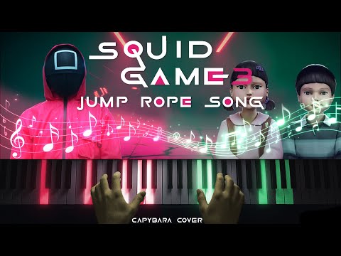 SQUID GAME 3 - Jump Rope Song with Lyric (Knock, Knock) | Vocal & Piano Cover + Sheet Music