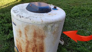 Amazing transformation of the old water heater! A home craftsman works wonders