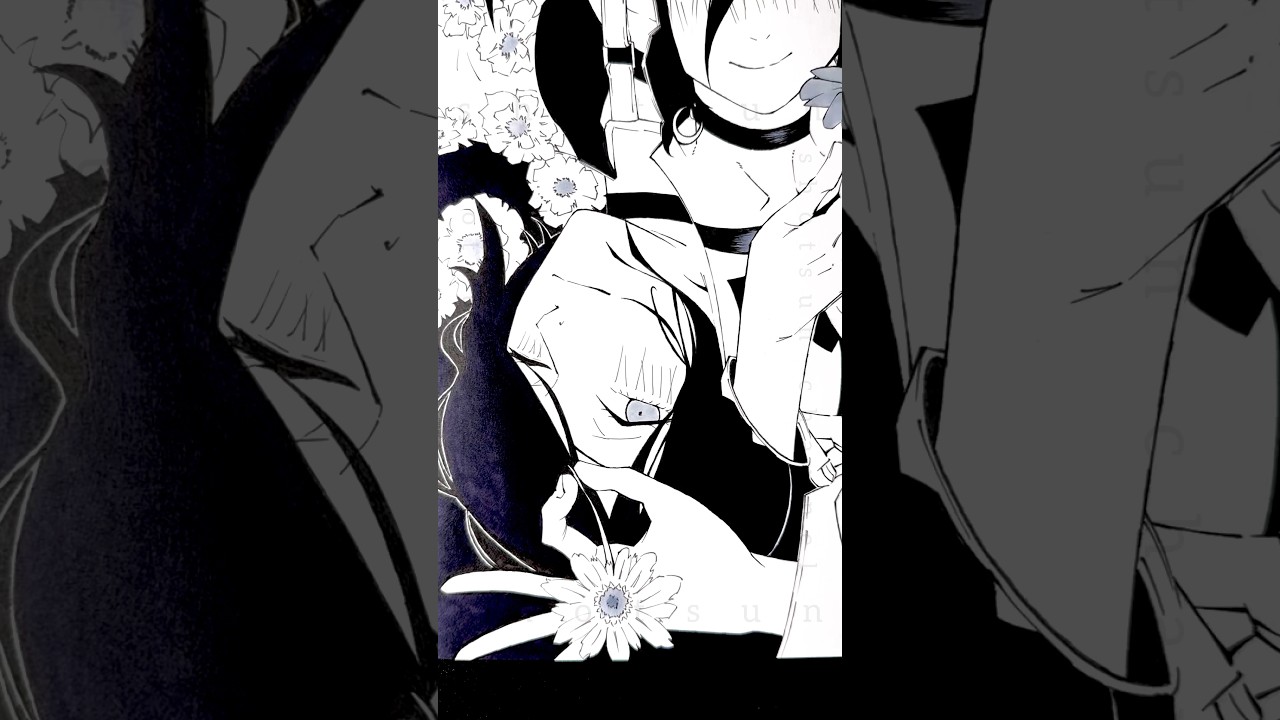 【チェンソーマン】一発描きしてみた！#チェンソーマン #レゼ #イラスト #模写 #shorts