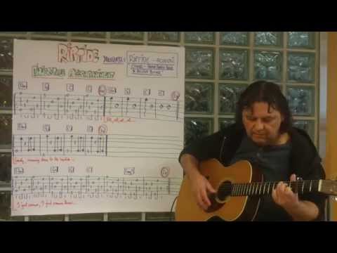 Fingerstyle Guitar Lesson #58: RIPTIDE (Vance Joy) / Song Accompaniment