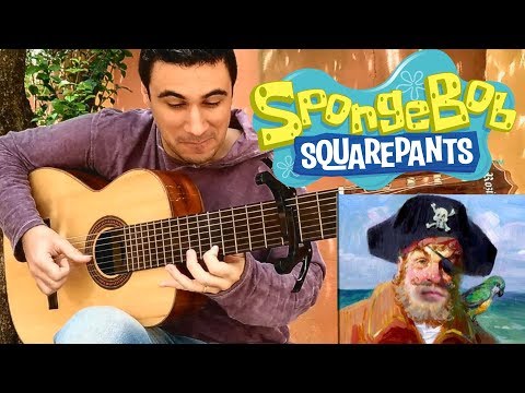 SpongeBob SquarePants INTRO THEME -  8 String Guitar (Marcos Kaiser)