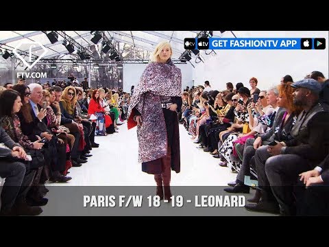 Leonard Sportswear but Almost Couture Paris Fashion Week Fall/Winter 18-19 | FashionTV | FTV