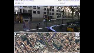 Weg zu Las Ramblas vom Hotel Oasis via Google Streetview!