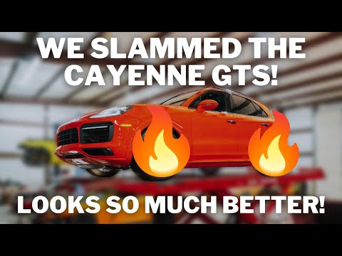 How to LOWER The 2021 Porsche Cayenne GTS!