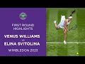 Svitolina Beats Williams | Venus Williams vs Elina Svitolina | Match Highlights | Wimbledon 2023