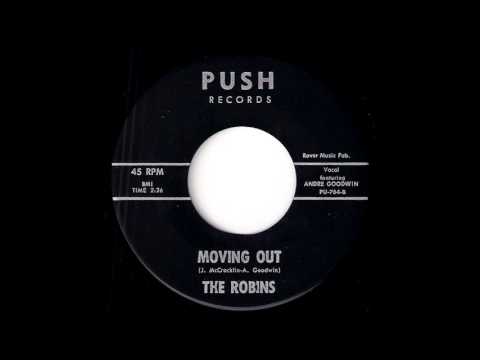 The Robins - Moving Out [Push] 1960 R&B Oldies 45 Video