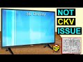 Vertical Lines No Display Problem On LCD TV Screen VGH Voltage Missing But Not CKV Issue
