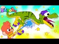 Club Baboo | LONG 1 HOUR VIDEO | Splashing game with lots of water | Learn Dinosaur Names
