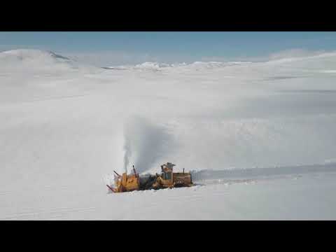 Snöröjning Vildmarksvägen, Stekenjokk