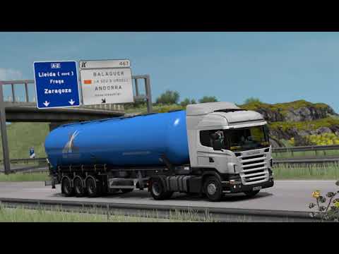 ETS2 Scania R440 Huesca - Barcelona