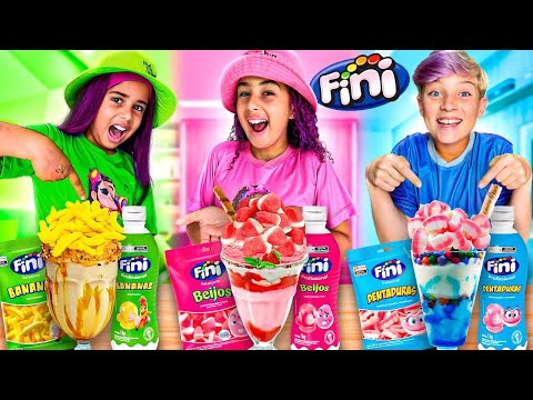 WHOEVER MAKES THE BEST GIANT FINI ICE CREAM WINS - SOPHIA FELT SICK AND VOMITED!