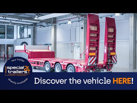 Faymonville - MultiMAX extendable semi-trailer w/ 3 axles & simple hydraulic ramps