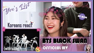 Download lagu [BTS] 방탄소년단 Black Swan  MV reaction (Family reacts) 리엑션 #BTS #BlackSwan #BTSreactions #리엑션 mp3